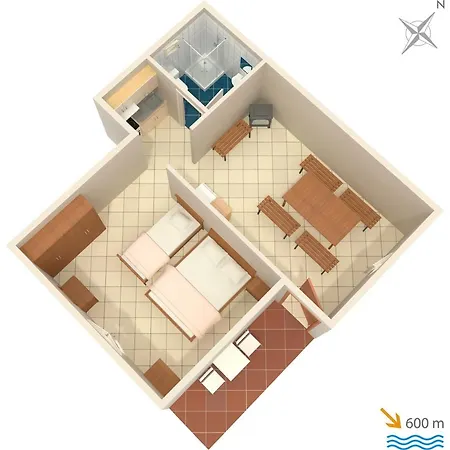 With Parking Space Punta Kriza, Cres - 867 公寓